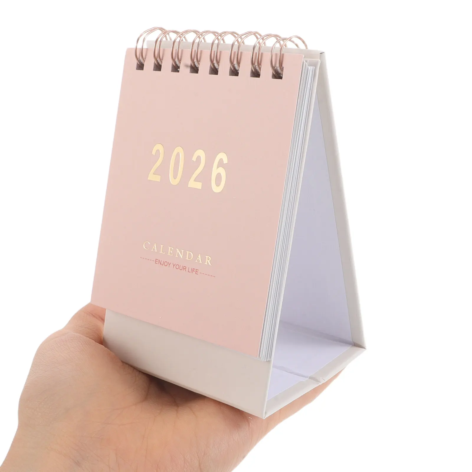 

Mini Desk Calendar 2026 Slim Portable Flip Calendar for Desk Shelf Bedside Table Top Use Monthly Planner for Effective Time