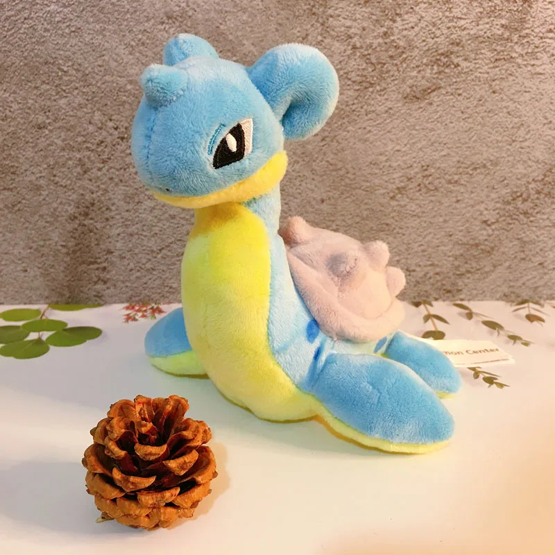 

Японская плюшевая игрушка Pokemon Fit Lapras, детские милые мягкие подарки и подарки на день рождения и Рождество