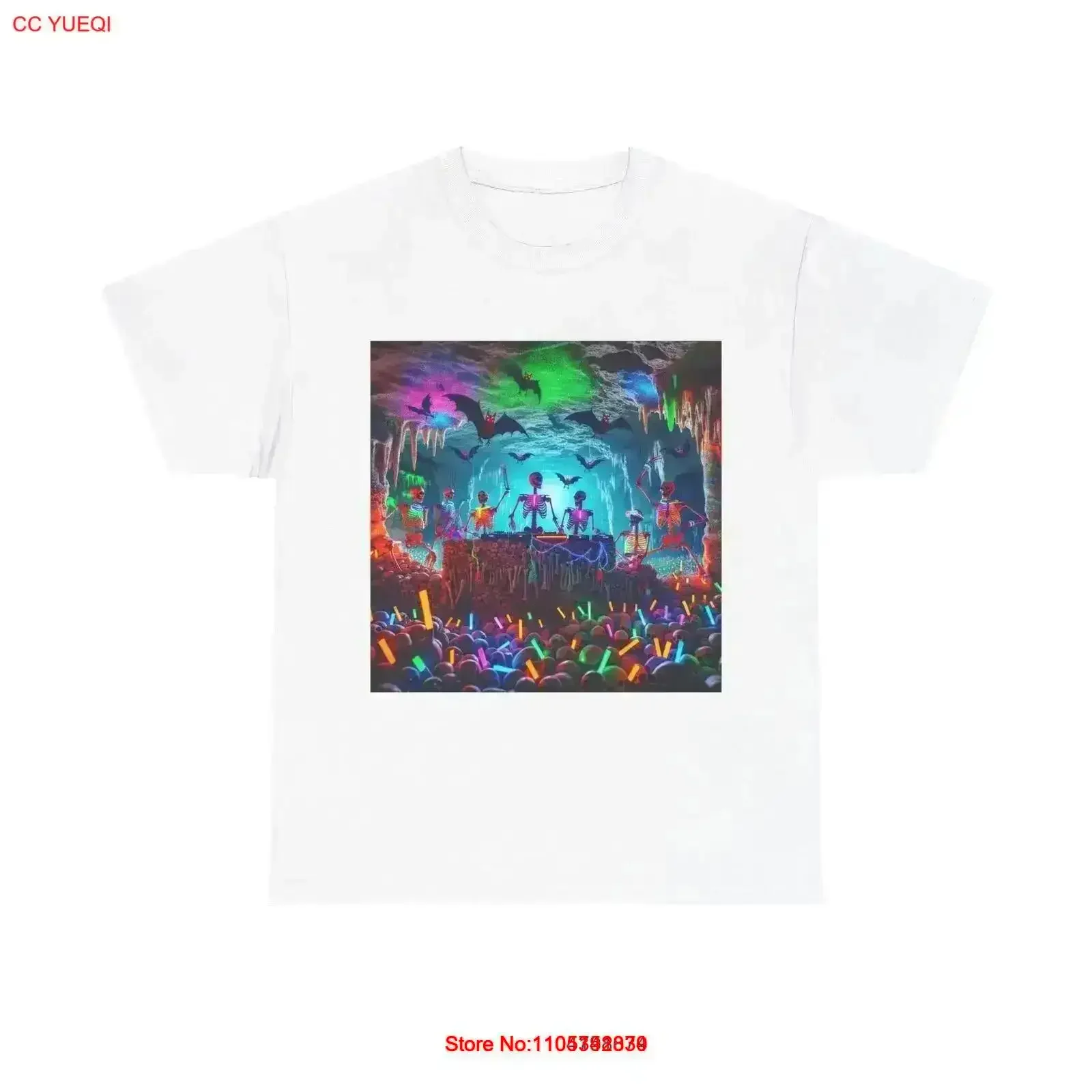T-Shirt für Erwachsene, Candy Colored Catacomb Rave, Vintage-Waschung, stilvoll, lässig, vielseitig, bequem, weich, Vintage-Waschung