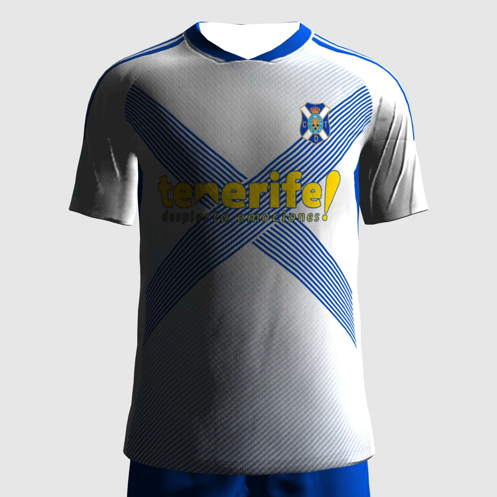 Teneriffa Fußballtrikot 26-27 Enric Gallego Sporttrikot 18 Trikot 2026 Sommer Herren Sporttrikot Atmungsaktiv Schnelltrocknend Y2K-Stil – Detail 8