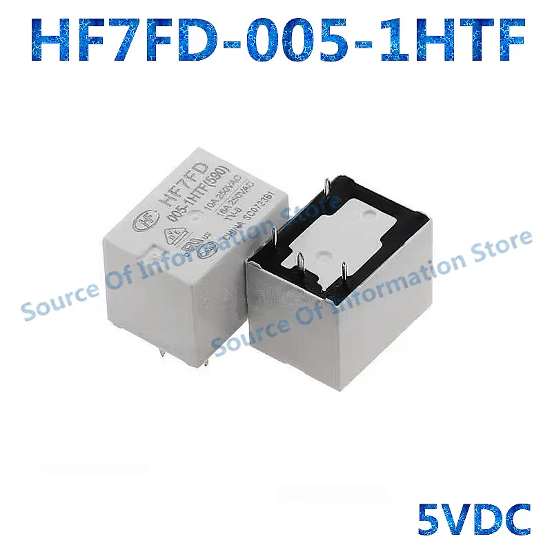 10PCS HF7FD-012-1HTF 12VDC A set of normally open 4-pin 16A power relay HF7FD 005 024-1HTF 5V 24V 100% New original