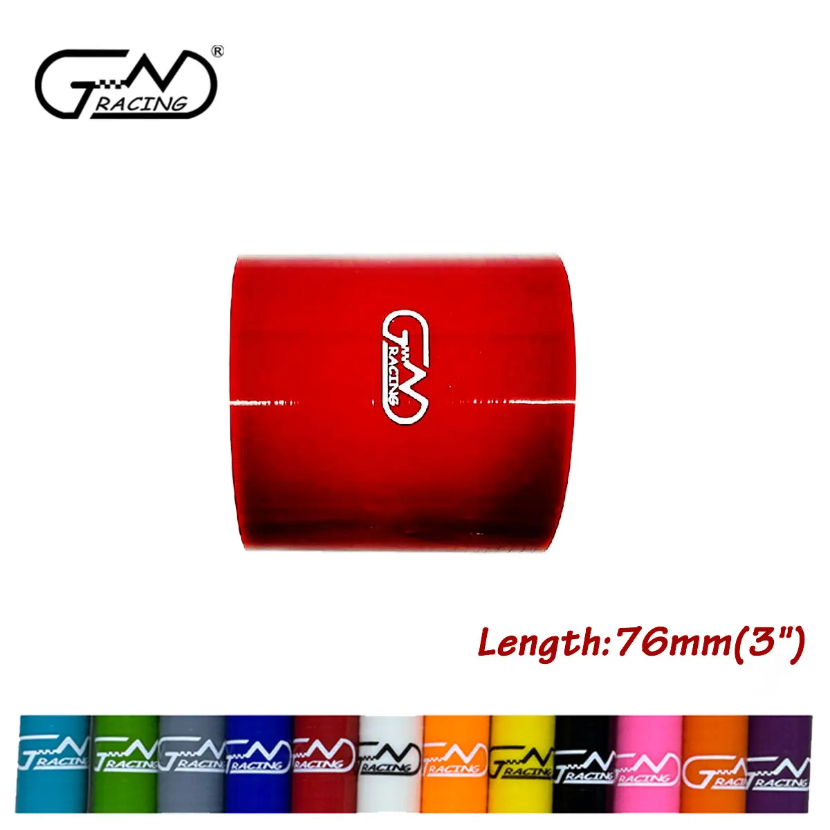 

Красный универсальный силиконовый шланг, прямой соединитель, автомобильный интеркулер, турбо-впускная труба, муфта зеленого цвета, 76 мм, разные размеры