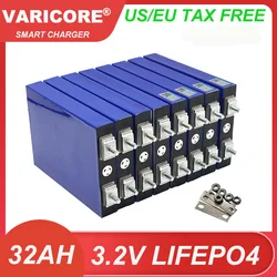 VariCore 3.2V 30Ah Lifepo4 Batteries 4S 12.8V 24V Lithium Iron Phosphate Battery Pack Solar Motorcycle Electric Vehicle Stud