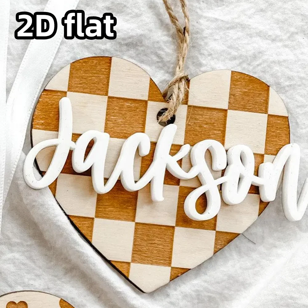 Etiqueta de nombre de cesta del Día de San Valentín, etiqueta de nombre de corazón personalizada, etiqueta de regalo de San Valentín personalizada para niños, 1 ud.