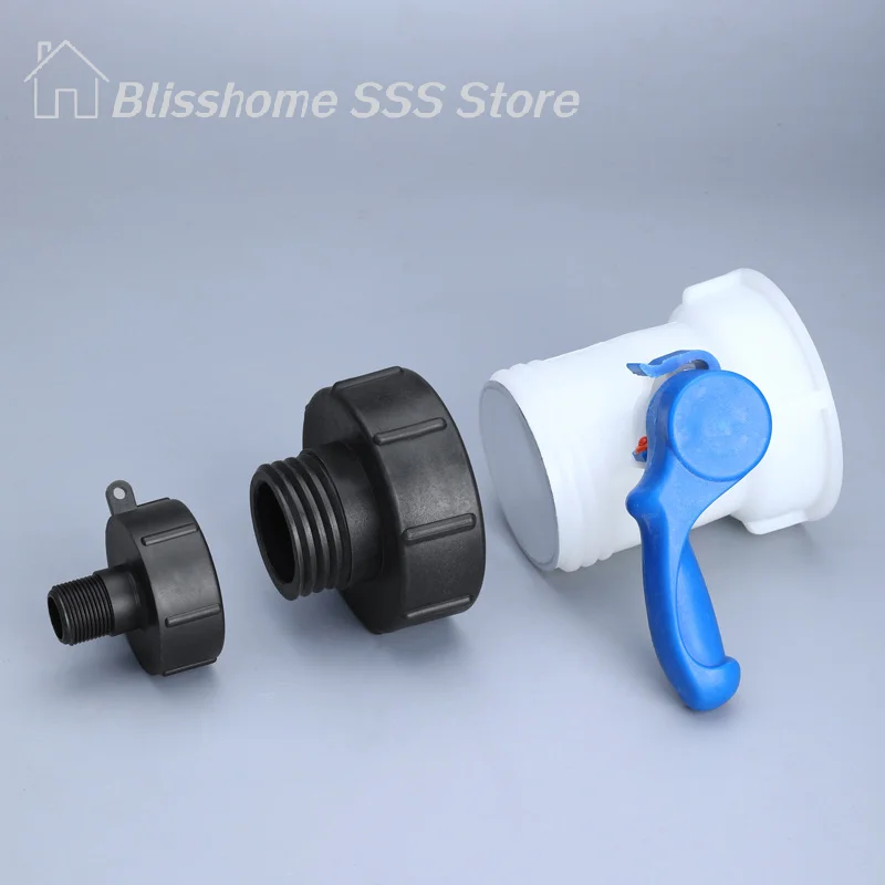 【S】IBC Adapter S100xS60 To Dn100 Reduce S60 IBC Tank Connector Adapter Ton Barrel Accessories Valve Adapter Practical