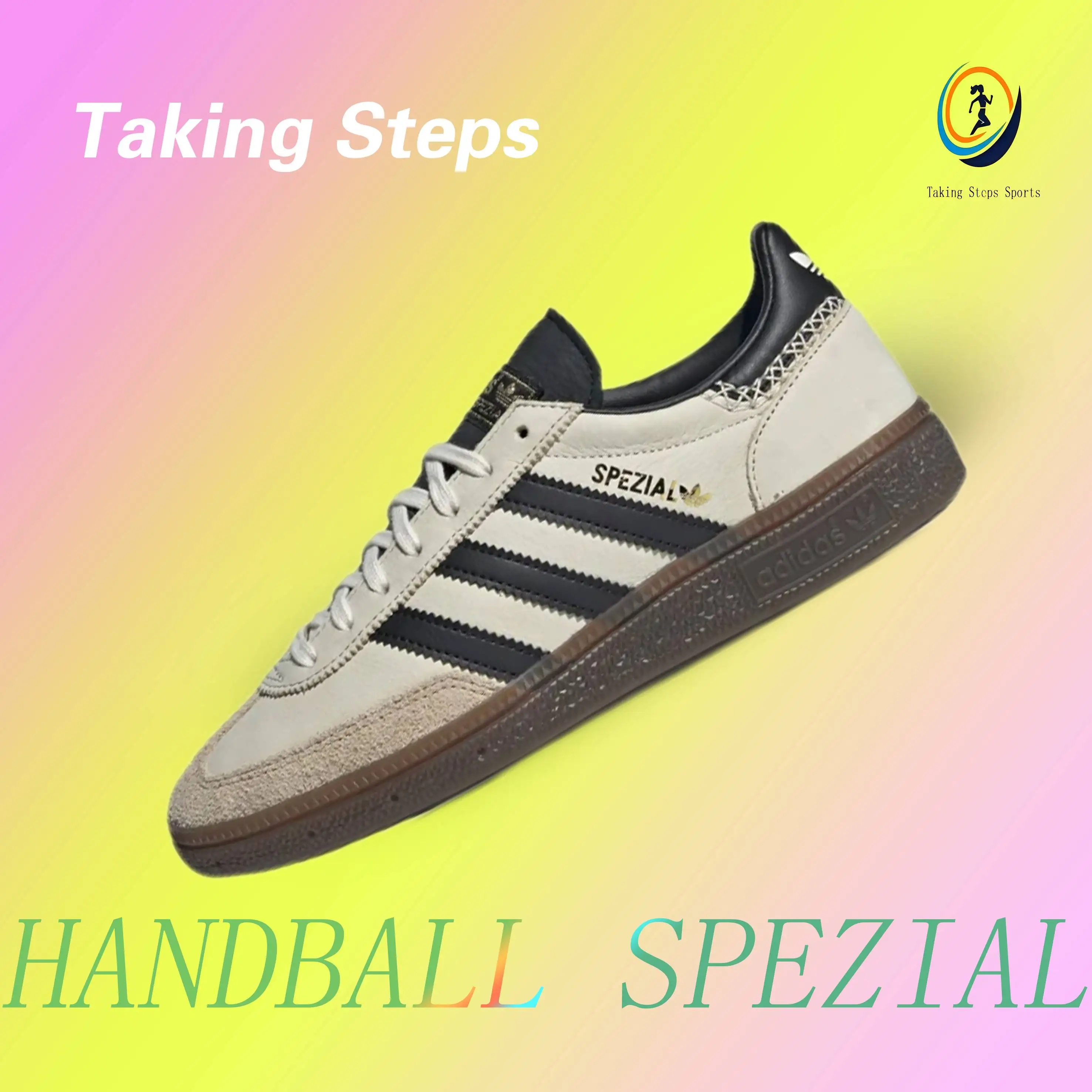 adidas originals HANDBALL SPEZIAL comfortable lightweight casual low-top boardshets Men's and women's styles Beige