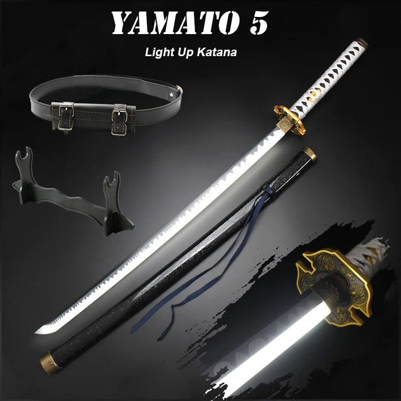 Nelo angelo katana spiel charakter yamato 5 schwert dunkle schlacht waffen requisiten rollenspiel spielzeug schwert mit gürtel und keil halter