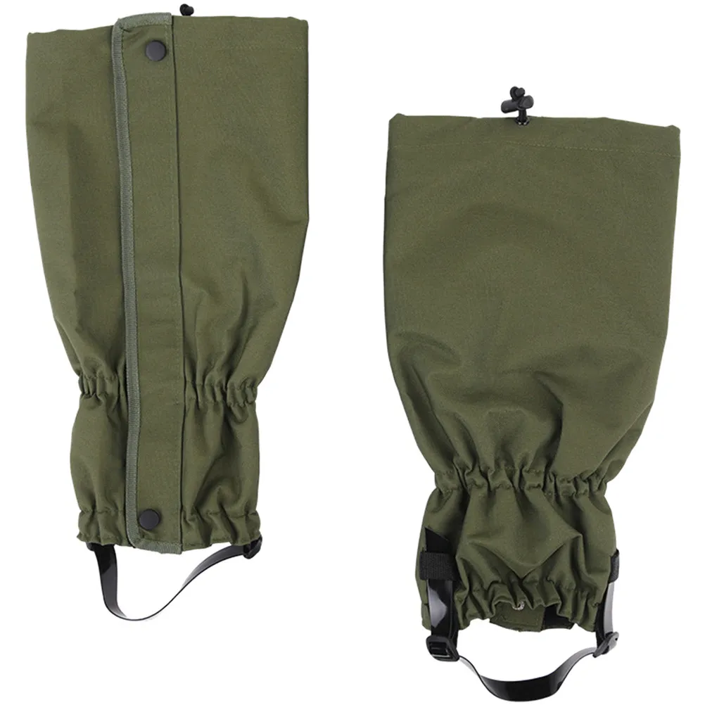 1Pair High-Class Outdoor Leg Sleeves Waterproof Snow Sand Debris Protection Elastic Fit All-Day Comfort Hiking Gaiters