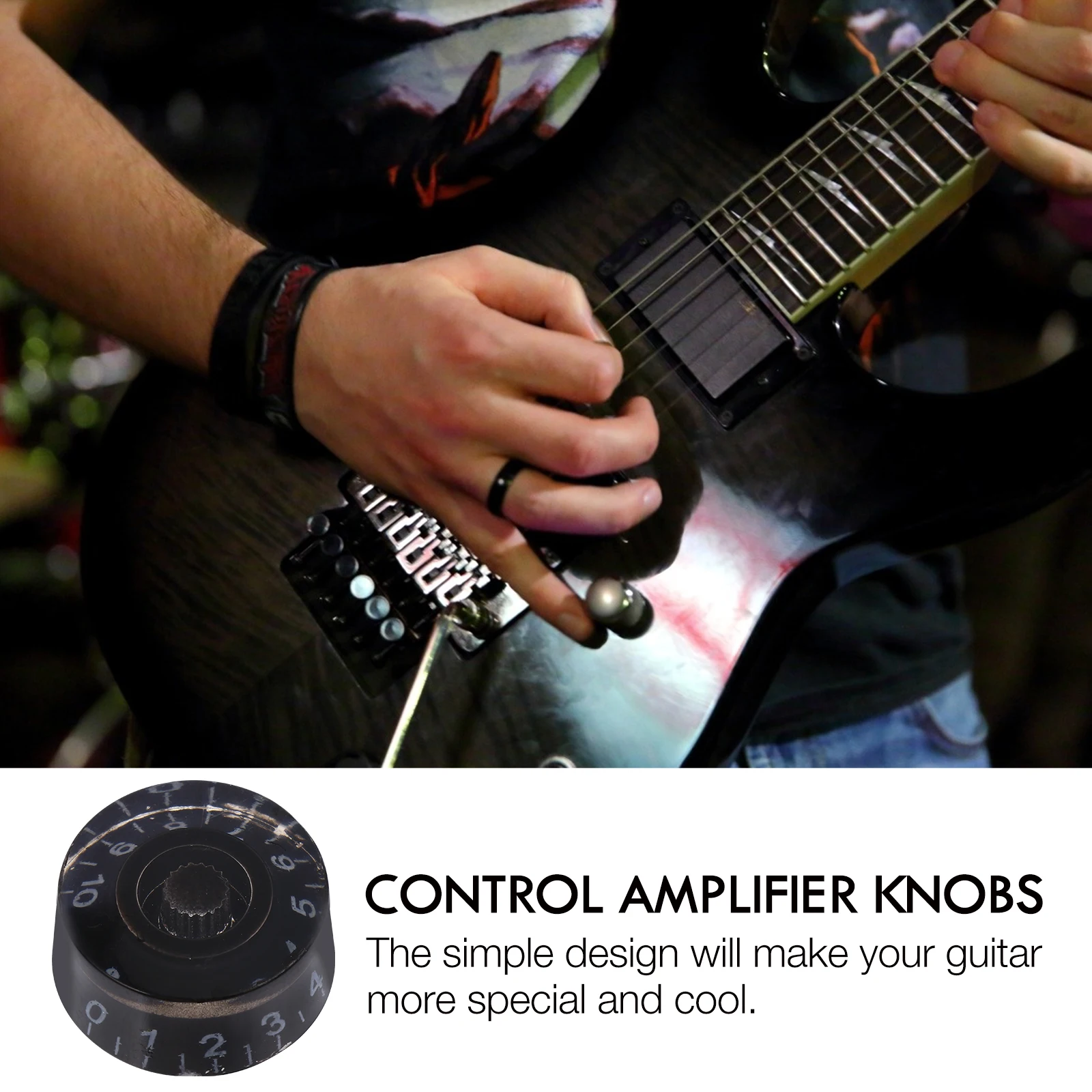 

Electric Guitar Knob Cap Part Knobs Rotary Control Acoustic Amplifier Instrument Accessories