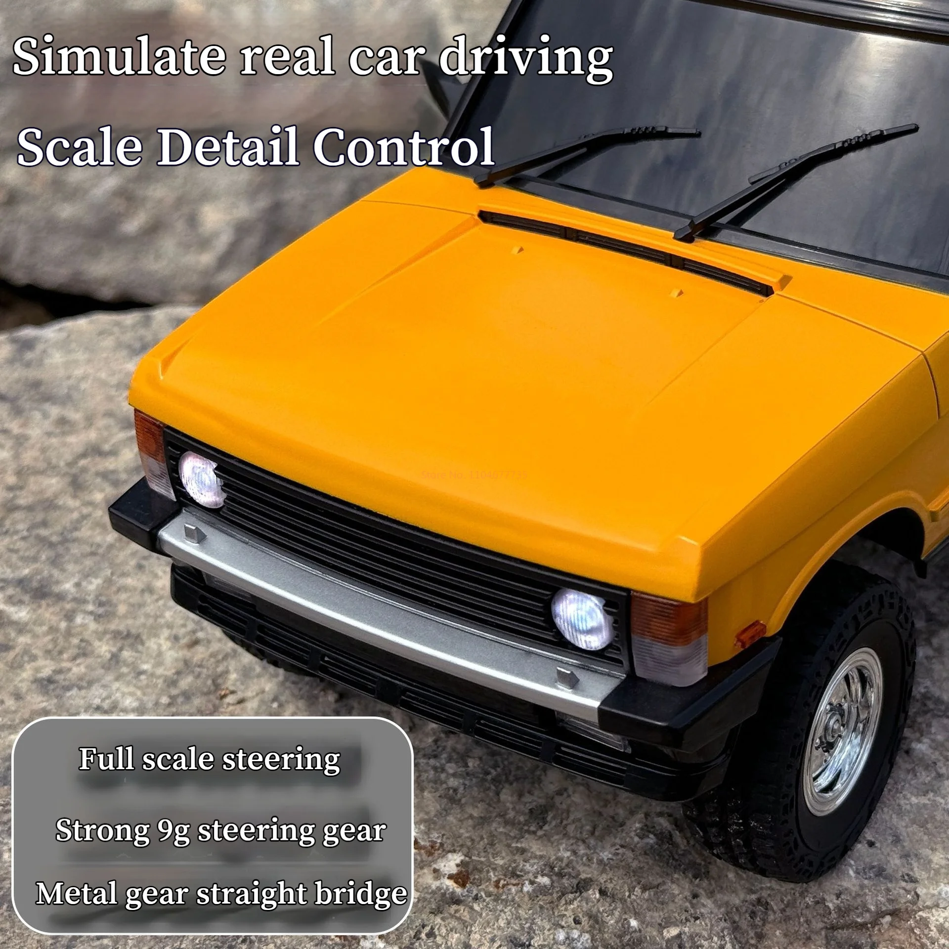 Ld18401 1/18 voiture télécommandée Rc tout-terrain 4x4 Land Rover Simulation télécommande modèle voiture d'escalade garçons enfants cadeau d'anniversaire