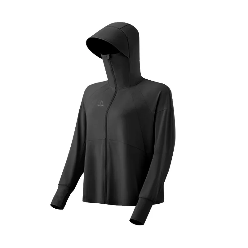 Sport Outdoor Zonnebrandcrème Zomer Origineel Garen Ijzig Ademend Capuchon Dunne Jas Top Paar Losse Zonnebrandcrème