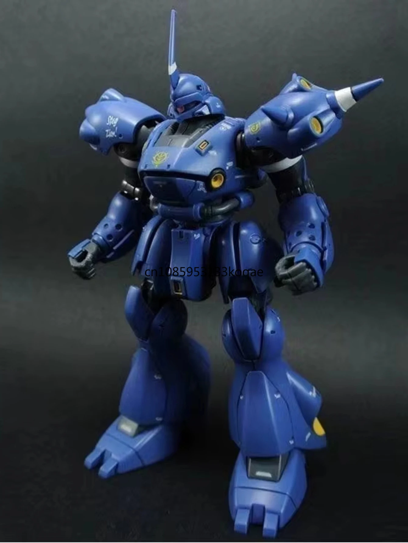 HG 1/144 MS-18E Kampfer Action Figures Assemby Model Movability Plastic Collectible Robots Kits Tabletop Decoration Gifts