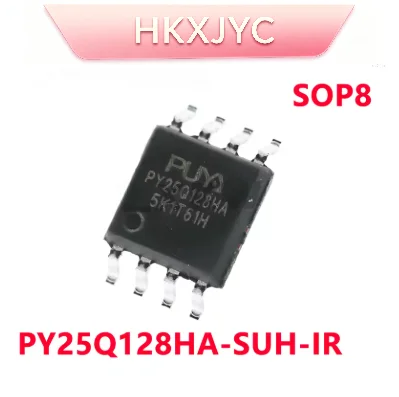 5/PCS New PY25Q128HA-SUH-IR PY25Q128HA SOP8 Original 128Mbit Memory chip In Stock