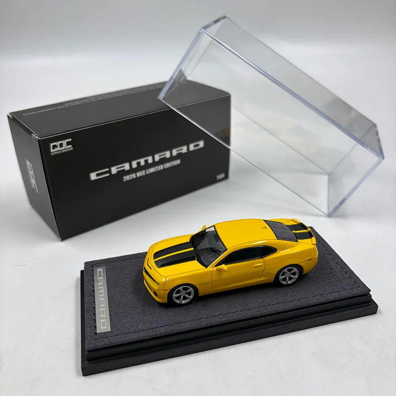 GOC Modelo de Auto Camaro a Escala 1/64, Pieza de Colección de Aleación Fundida a Presión, Artículo Decorativo de Regalo