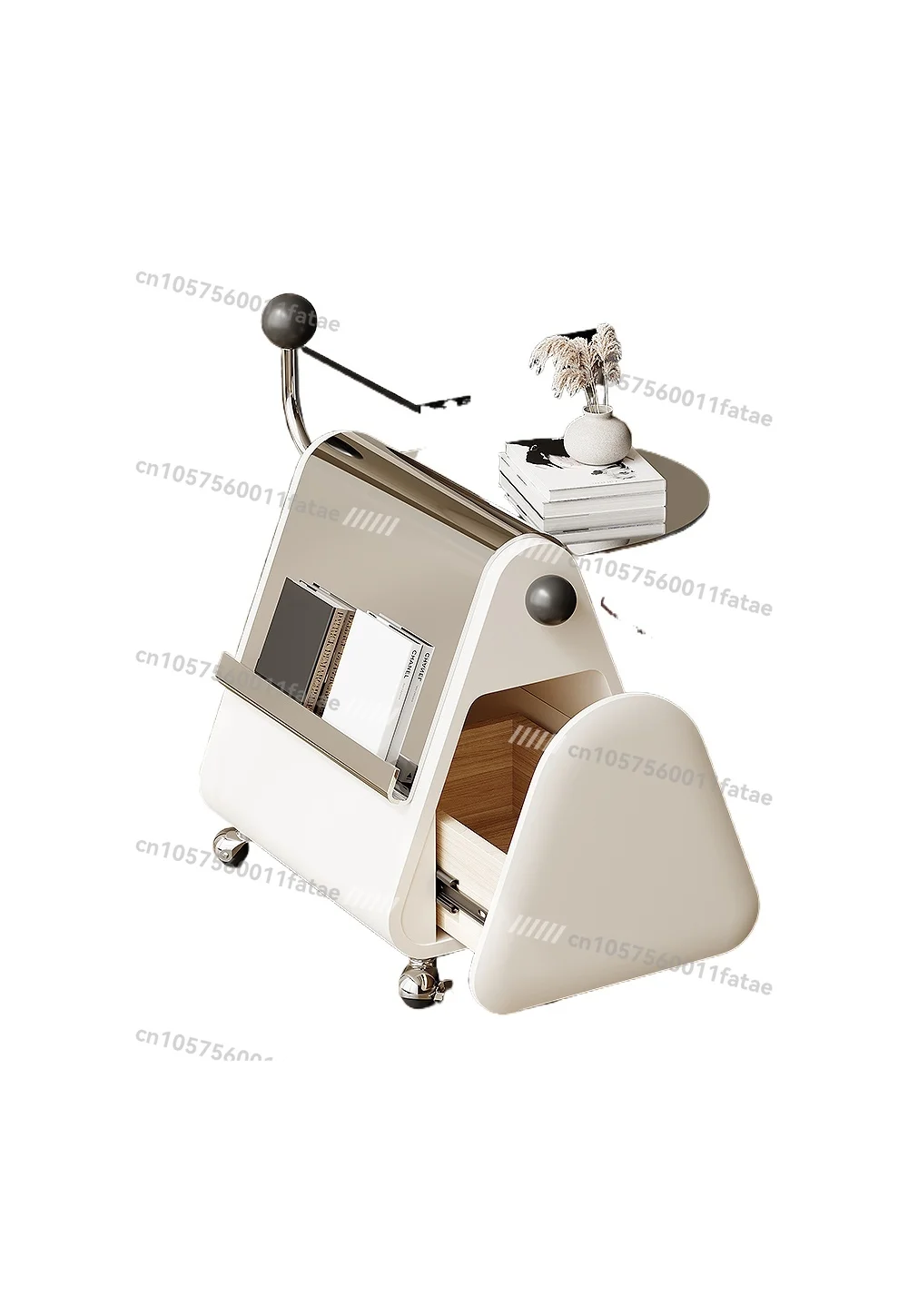 

French Movable Side Table Living Room 2025 New Cream Style Art Creative Sofa Sideboard