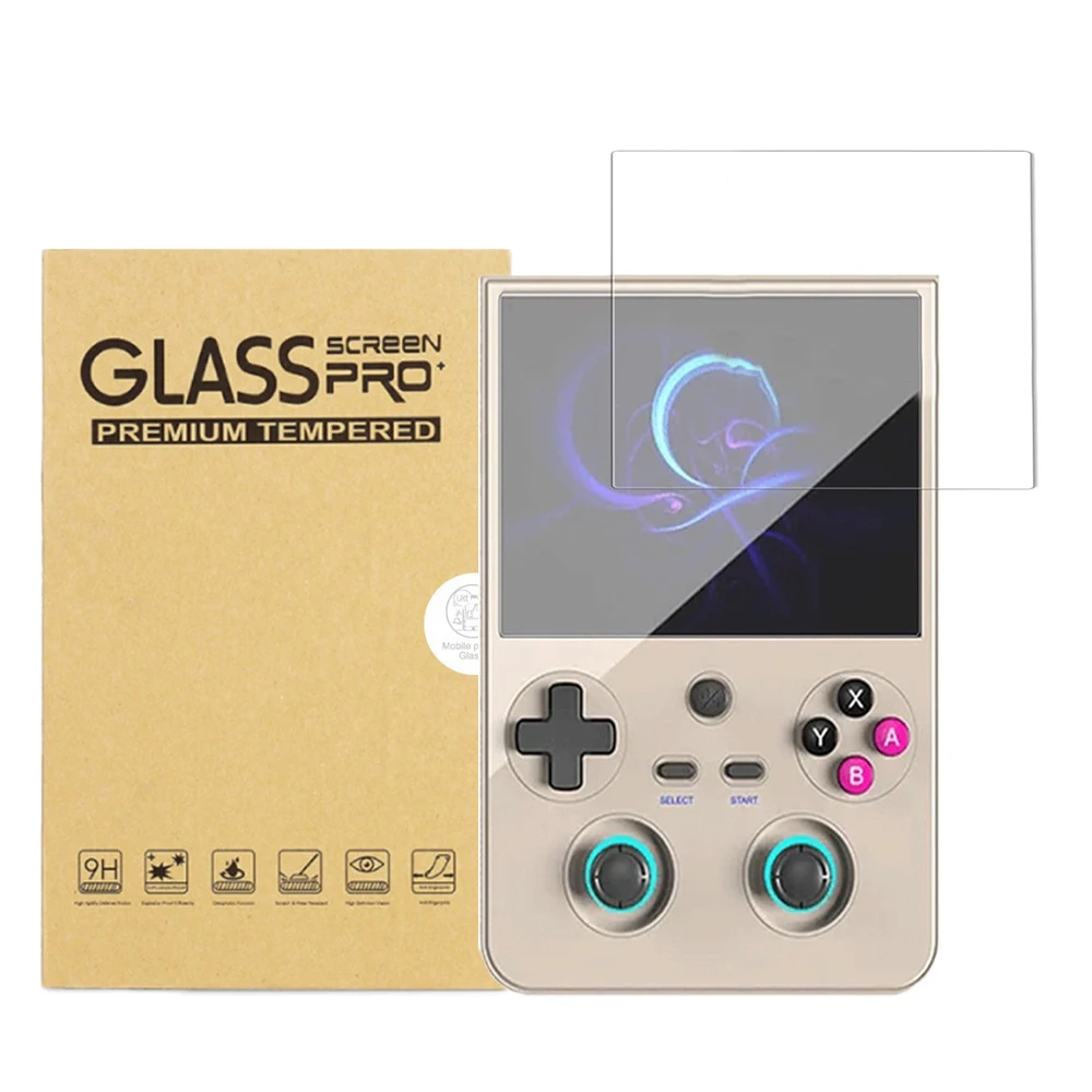 For ANBERNIC RG477V Consoles – Tempered Glass Screen Protectors, Scratch Resistant, High Clarity, 9H Hardness, Anti-Fingerprint,