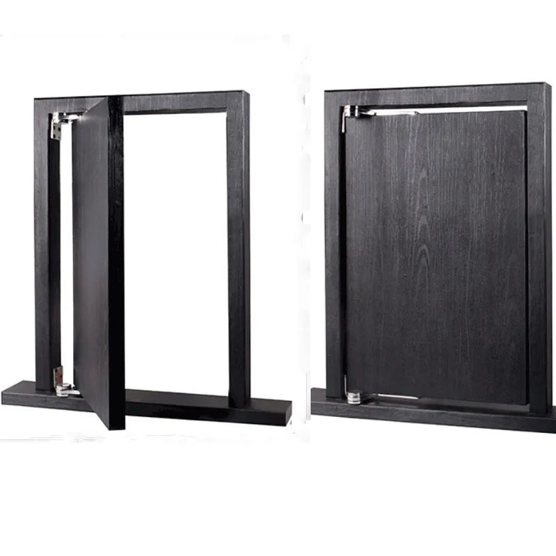 2PC 304 Stainless Steel 180 Degree Wide Angle Top Bottom Pivot Hinge Offset Heavy Duty Door Hinge