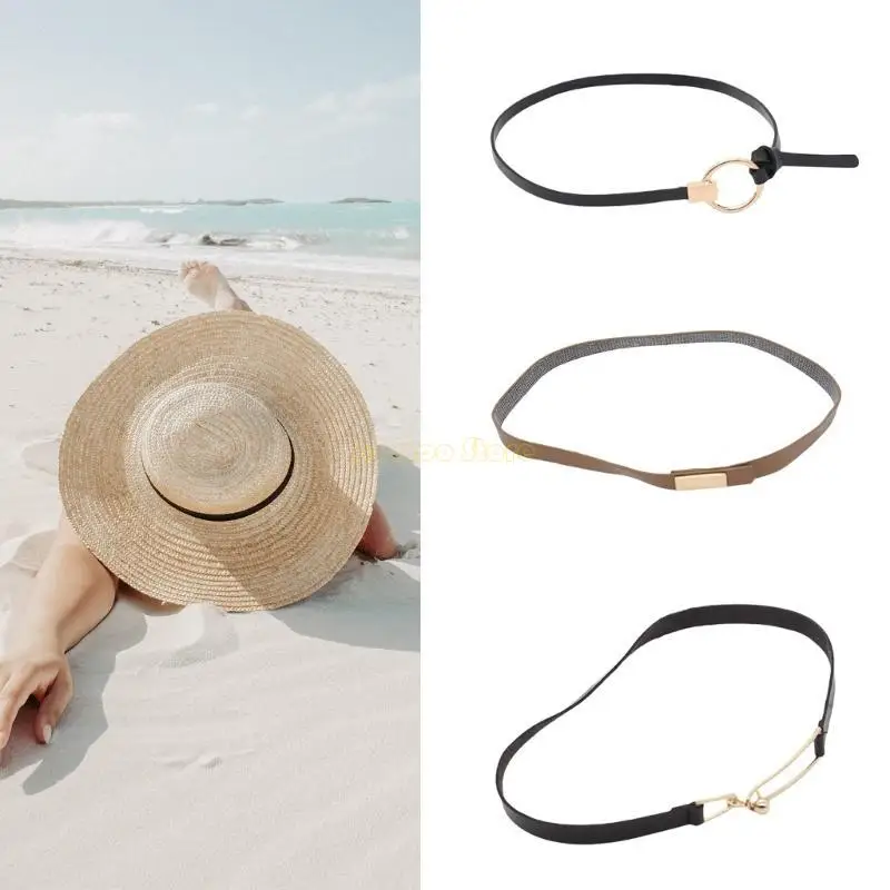 31BF Cowboy Hat Bands Straw Hat Bands Leather Bands Hat Bands Bands for Fedora Hat