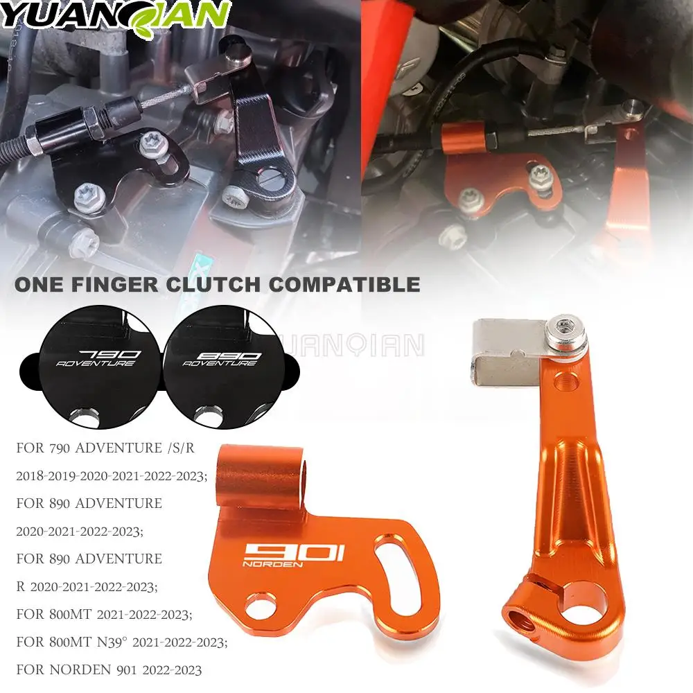 

For 790 890 Adventure R 790 ADV S For CFMOTO 800MT For Husqvarna Norden 901 Motorcycle CNC One Finger Clutch Lever Clutch Arm