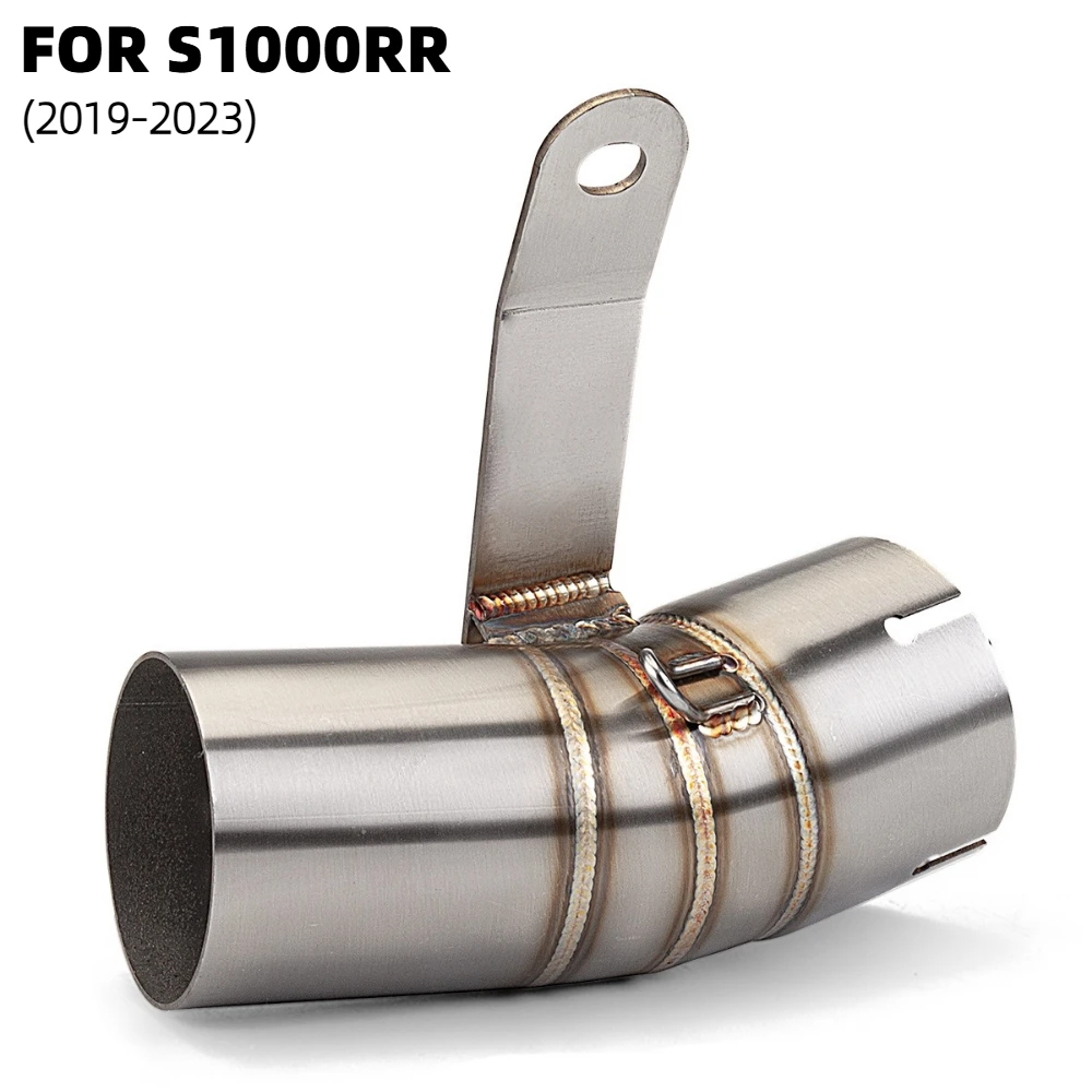 

60MM Fit For S1000RR 2019 2020 2021 2022 2023 S1000RR Escape Slip-on Motorcycle Exhaust Muffler Middle Link Pipe ATS