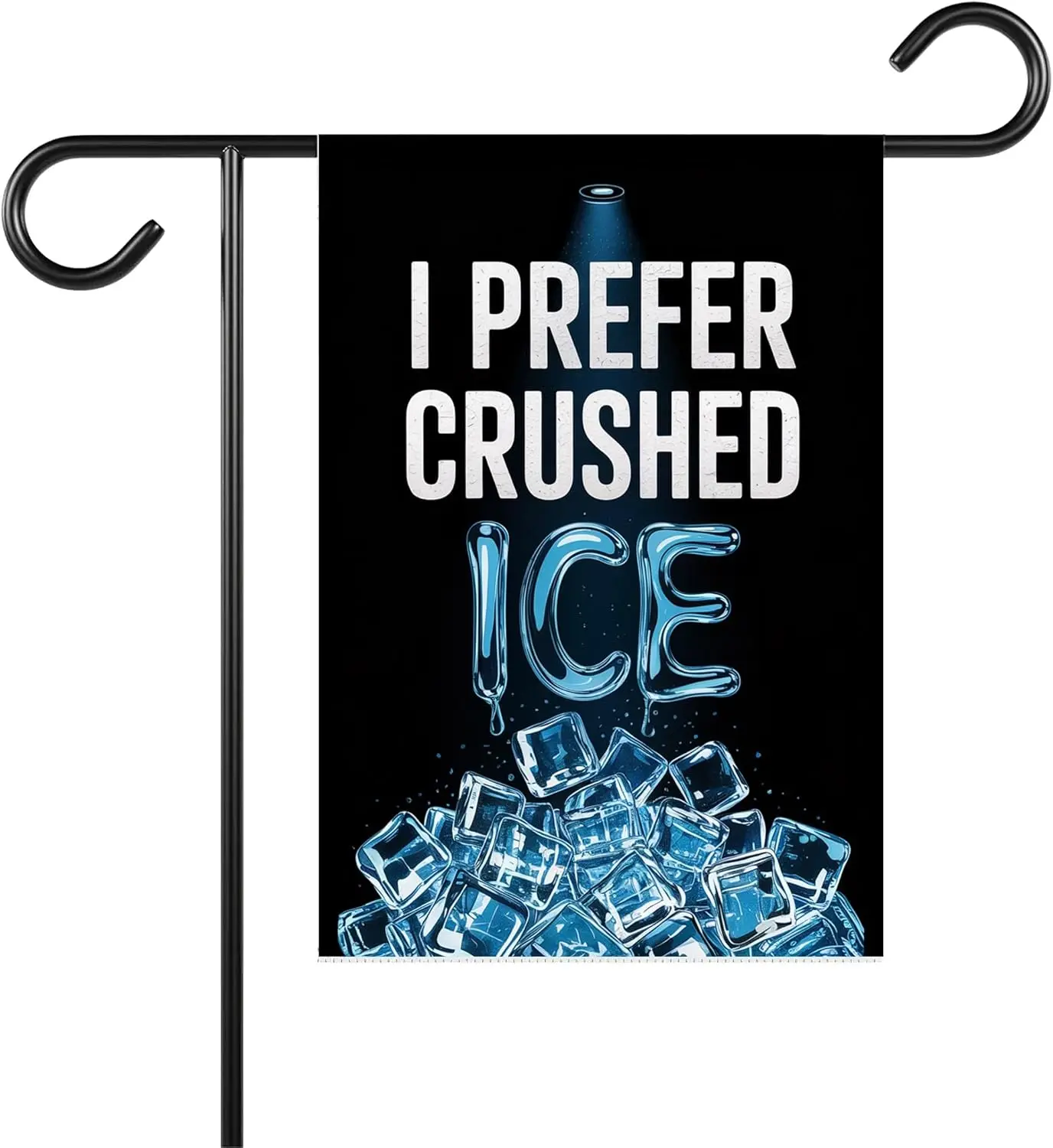 I Prefer Crushed I.Ce Flag - Human Rights Yard Sign - Stop Ice Deportations - Anti Ice Protest Sign - Social Justice Banner  EEZ