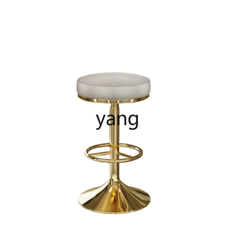 LTT light luxury bar chair modern simple home bar lifting backrest high stool