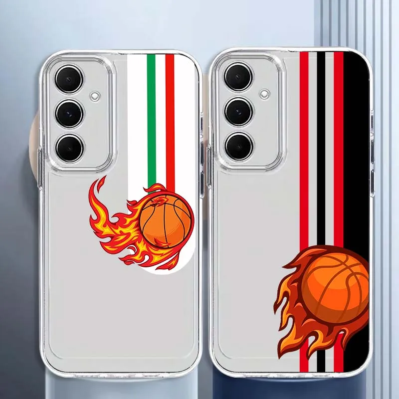 

Basketball Art Design Pattern For Samsung Galaxy A73 A72 A71 A55 A54 A53 A52 A51 A33 A25 A22 A15 A14 A05 TPU Transparent Case