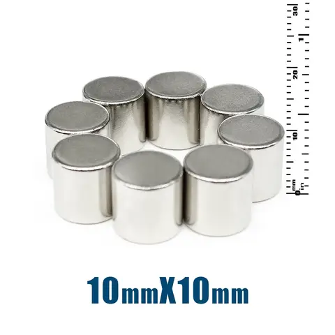 10x10mm Small Circular Magnets 10mmx10mm For Home Refrigerators, Offices DIY 10*10mm