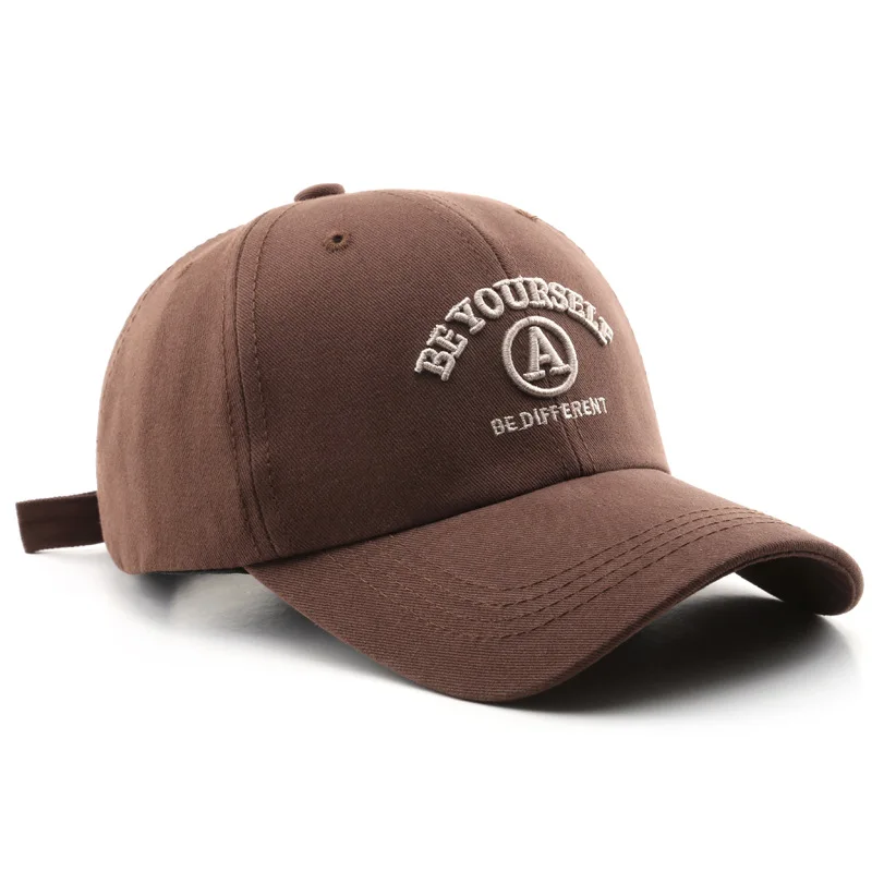 Casquette de baseball brodée de lettres pour hommes et femmes, casquette chaude, pare-soleil de rue, voyage en plein air, à la mode et simple, automne et hiver