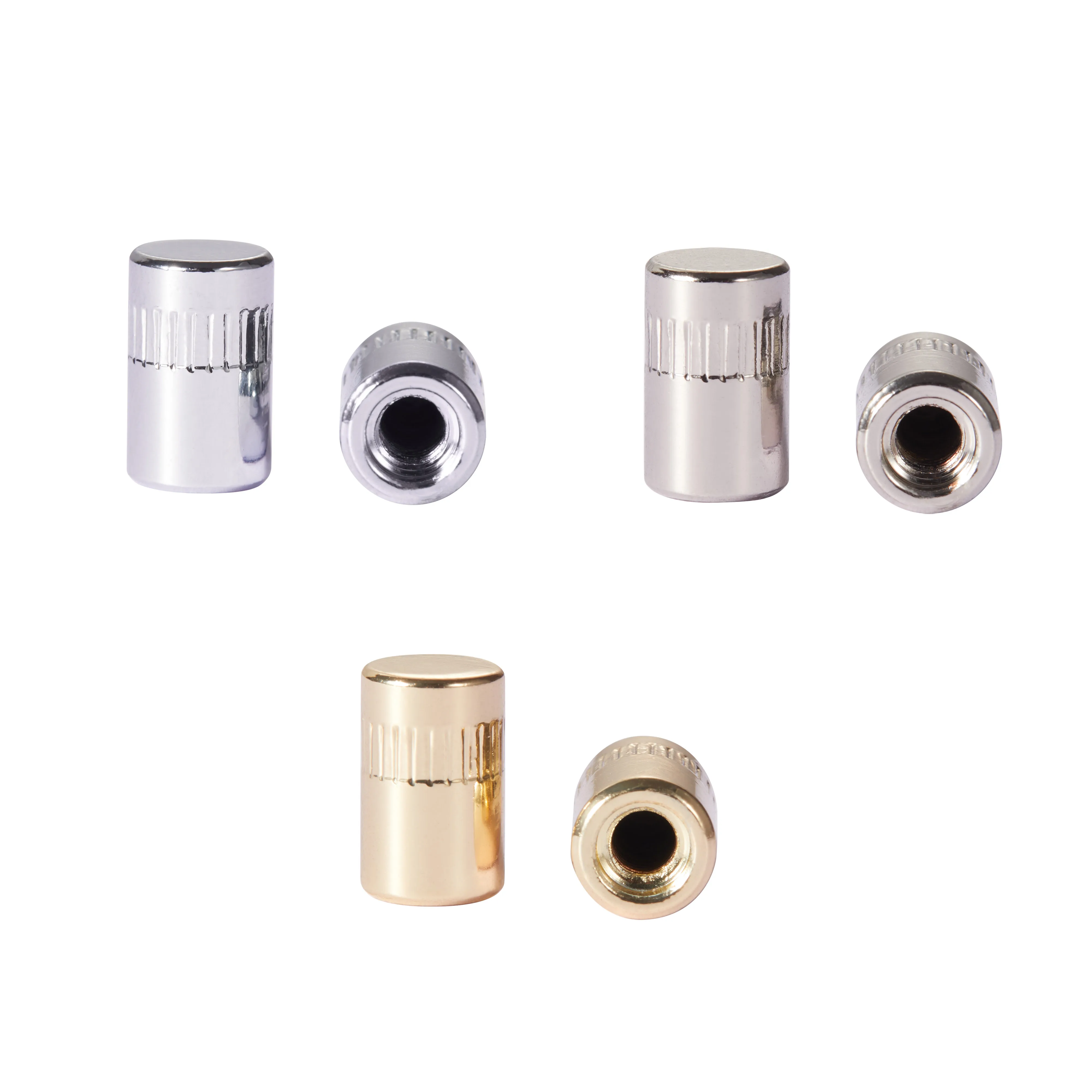 Dopro 2x Métrico y EE. UU. # Selector de pastilla Gretsch de latón de 8-32 hilos, punta de interruptor de palanca, tapa de perilla de interruptor de palanca de Metal para guardabarros Gretsch