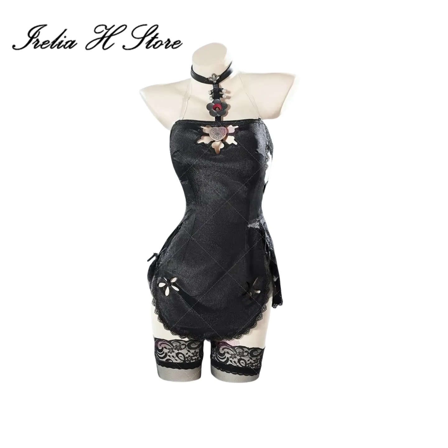 

Irelia H Azur Lane HMS Formidable Cosplay costume Game Formidable Sexy Black Dress Women Halloween Costumes