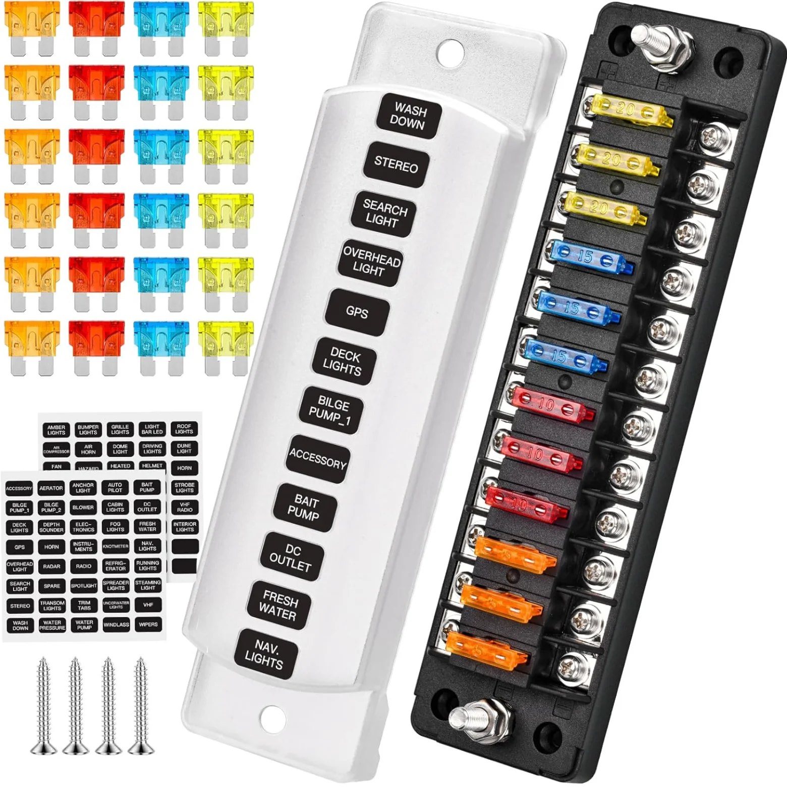 12V Fuse Box 12 Way…