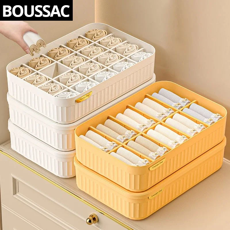 Boxes For Bedroom Organizer For Underwear Partition Plastic Storage Box Cabinet Organizers Clothes Closet Wardrobe Dividers