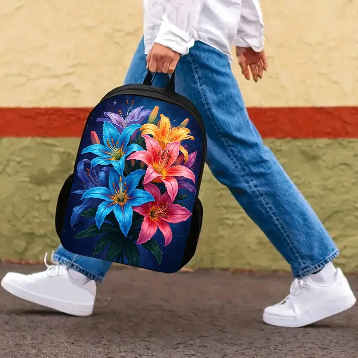 

Lily Backpack, Large Capacity 17 Inch Casual Backpack Laptop Bag with Water Bottle Holder - Lightweight Durable School