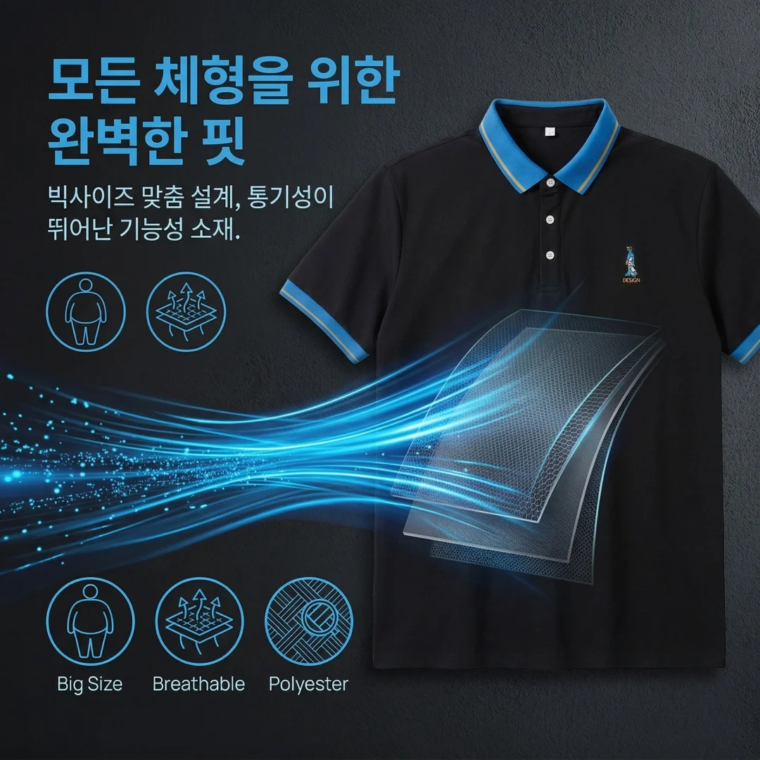 Herren Kurzarm-Poloshirt Übergröße 5XL 6XL 7XL Atmungsaktives Eisseide Schnelltrocknendes T-Shirt Einfaches Modisches Vielseitiges Sportshirt – Detail 3