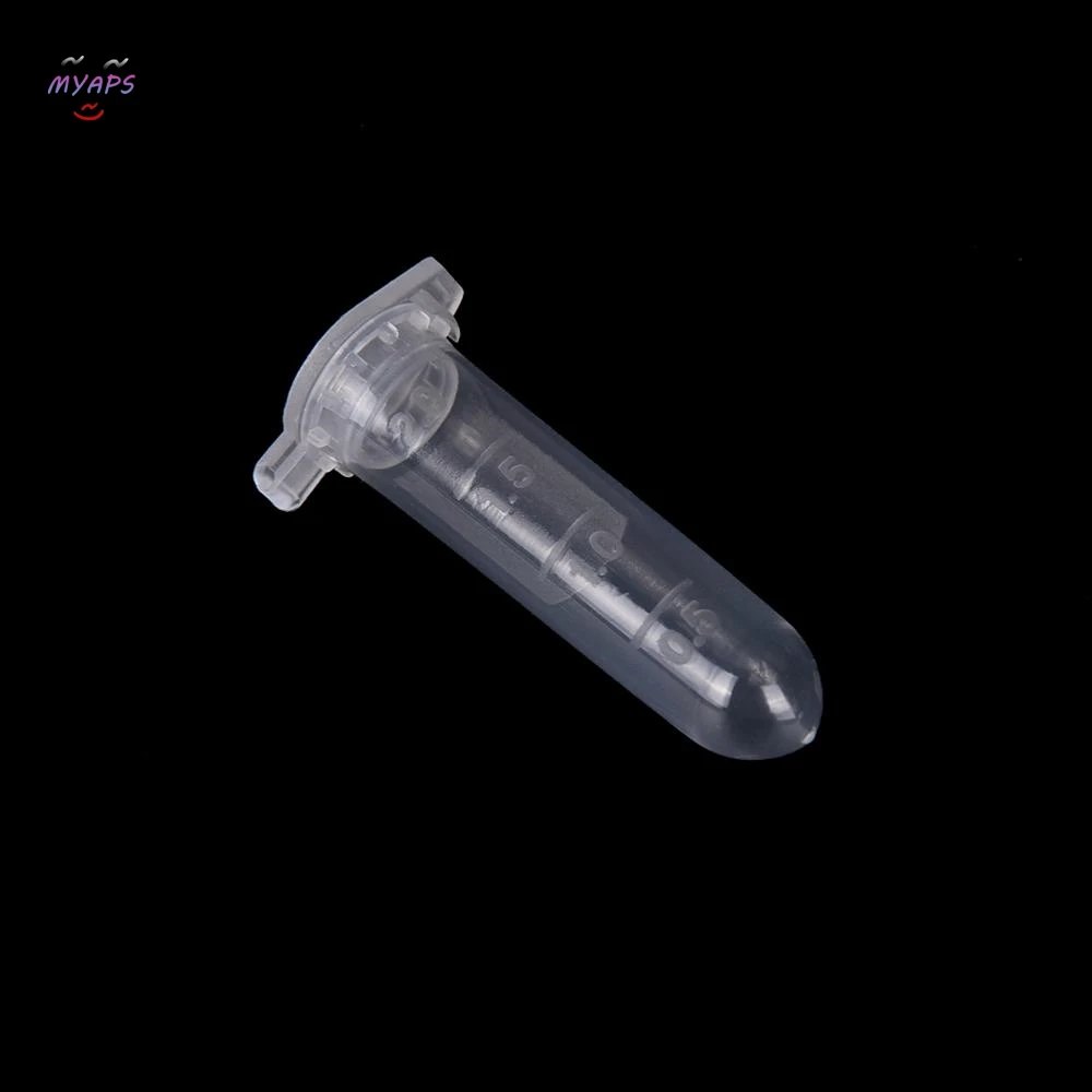 100pcs 2ml Micro Centrifuge Tube Vial Clear Plastic Vials Container Snap Cap