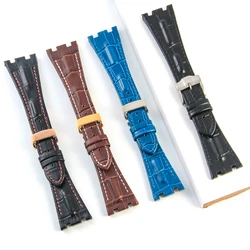 Genuine Leather Watch Strap for Audemars Piguet Royal Oak Offshore Ap15710 15703 26470 26133 Special Interface Watchband 28mm