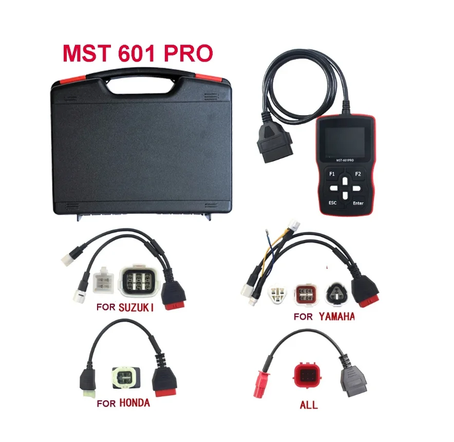 MST 601 PRO 6IN1 Motorcycle Scanner OBD2 Code Reader Automotive Diagnostic Tool Fit for Suzuki for Honda for Yamaha MST-601 Pro