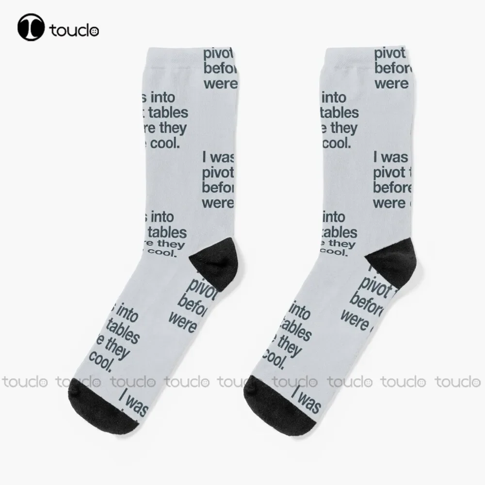 

I Was Into Pivot Tables Before They Were Cool Socks