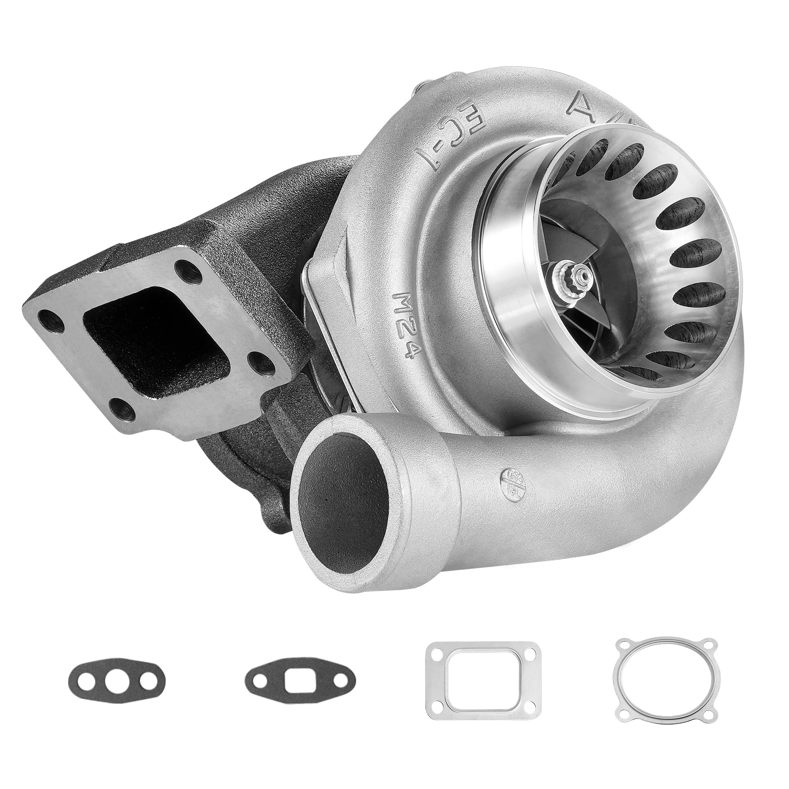 VEVOR Heat Resistance Engine Turbocharger with K418 Alloy Impeller Compatible with 2.5L-6.0L Engine Displacements