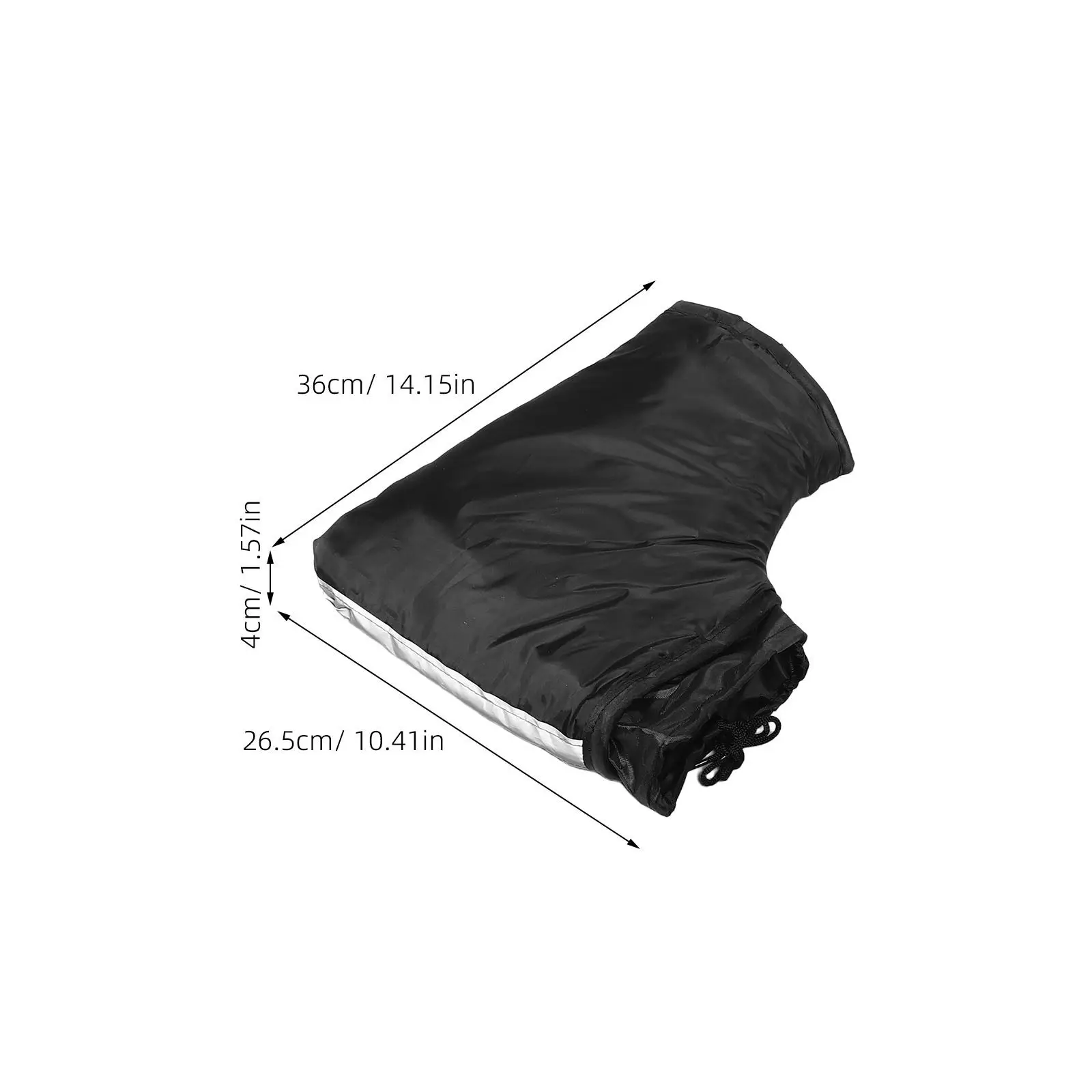 2Pcs Motorcycle Handlebar Covers Winter Warmers Thick Insulated Waterproof Windproof Gloves Fits Electric Scooters Motorbikes