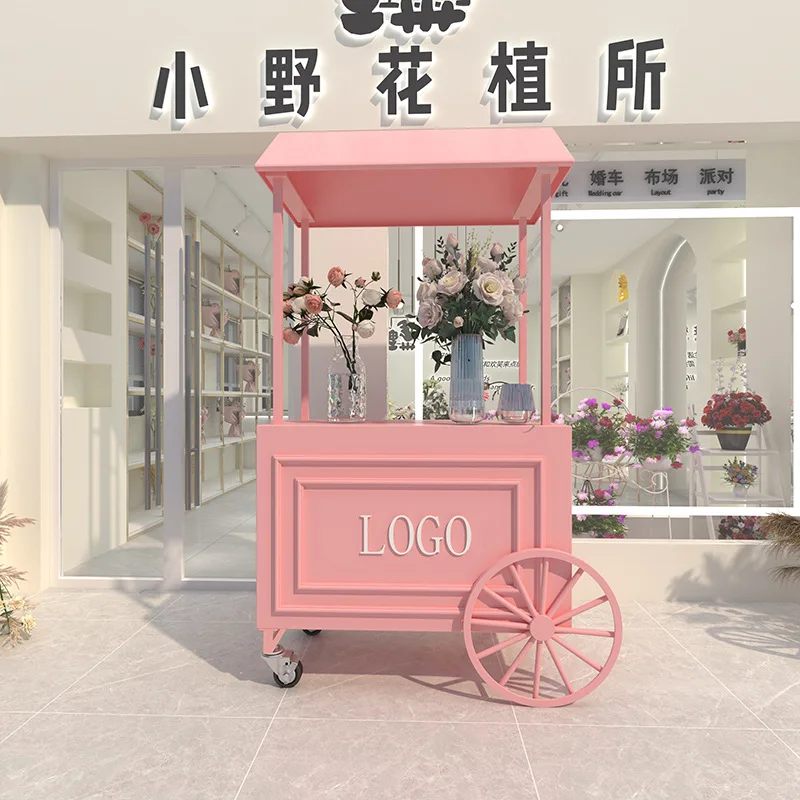 Float display stand Beauty flower shop Pendulum outside the entrance Coffee shop Shopping mall promotional sale Trolley promotio
