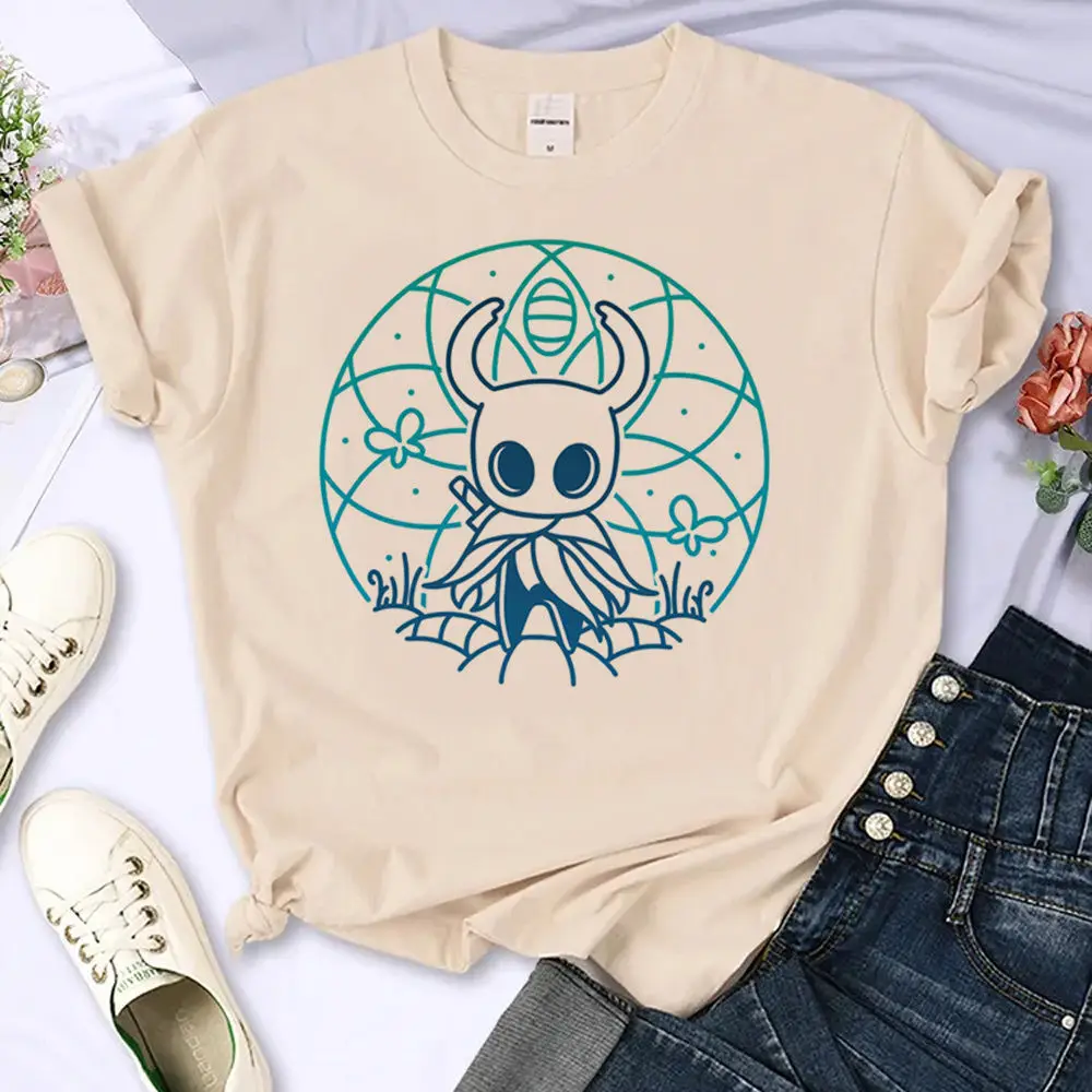 Hollow Knight Not Today tshirt girl harajuku  Vintage hip hop kawaii t shirt women Pastel 80s anime Y2k Vintage