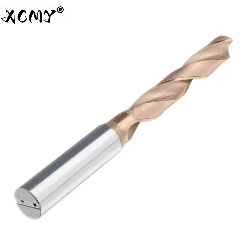 3D Carbide Bits d1-D16 Shank diameter D4 D6 D8 D10 D12 D16 external cooling Internal cooling drill Coated CNC metal hole drill