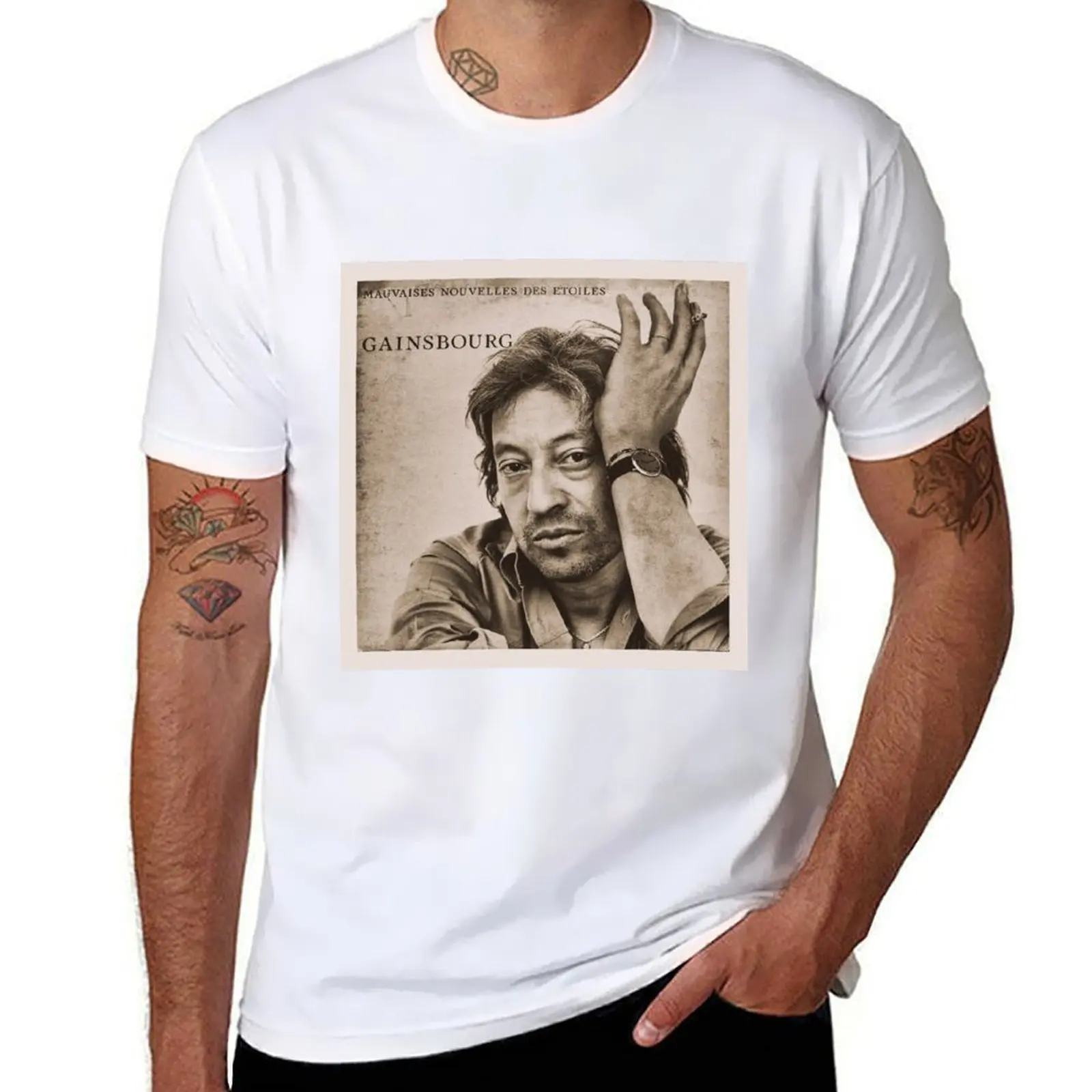 

Serge Gainsbourg T-Shirt t shirts for man slim fit man t shirts cotton T-Shirt
