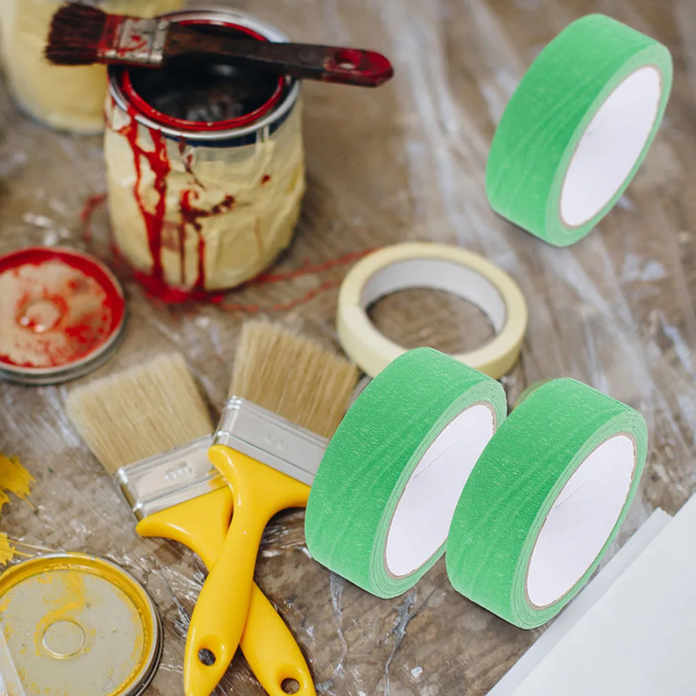 

4 Rolls 24mm x 20m Colored Masking Tape DIY Craft Painters Spray Paper Art Wall Decor Low Tack Hand Tear Art Tape