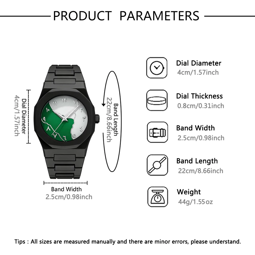 1pc latest fashionable quartz men's watch with plastic strap, suitable for daily wear