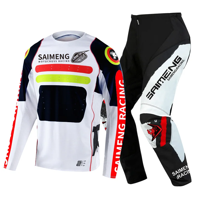 motocross gear set child boy girl 5 6 7 8 9 10 11 12 13 14 15 years old Off-road Combo jersey and pants for Kids racing MX MTB