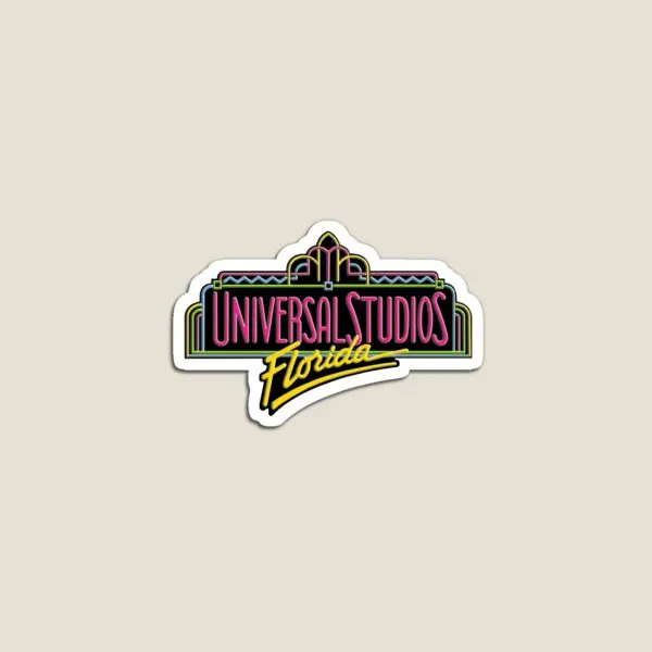 Vintage Universal Studios Florida  Magnet  Magnetic Holder Stickers Funny Colorful Cute Toy for Fridge Organizer Kids Children