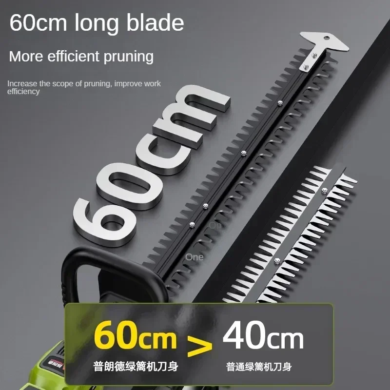 Versatile One-Handed Cordless Hedge Trimmer for Garden and Landscape Maintenance